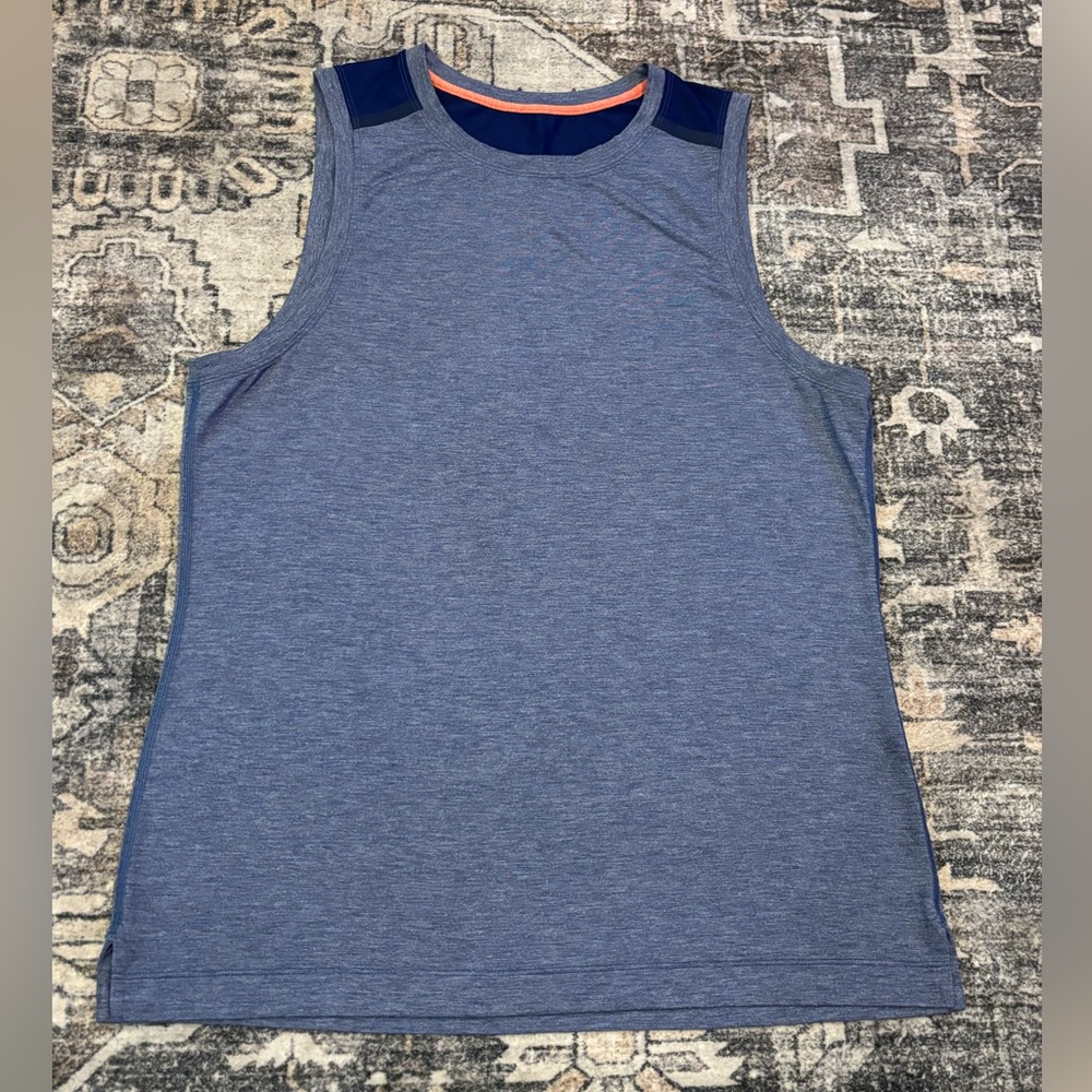 Lululemon Men’s Blue Tank Top Size Large (No‎ size tag, See Measurements)